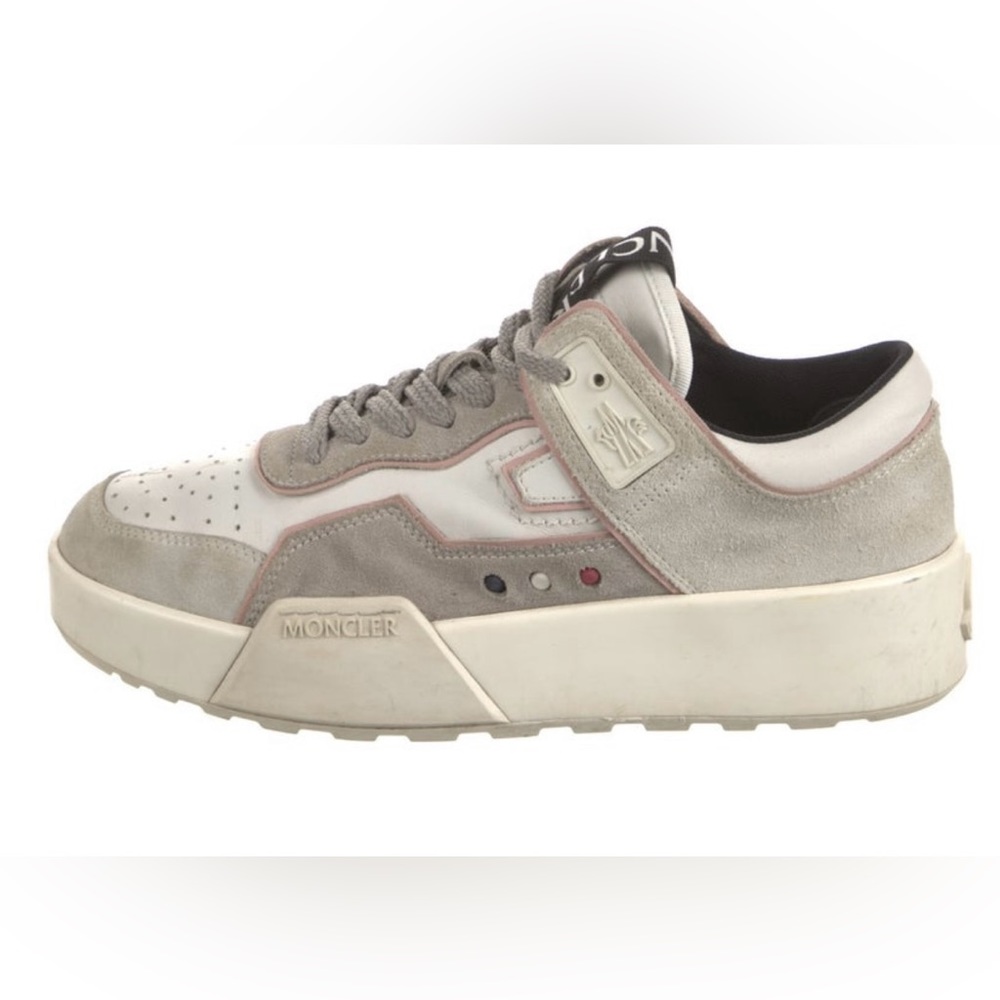 Moncler Colorblock Suede Sneakers